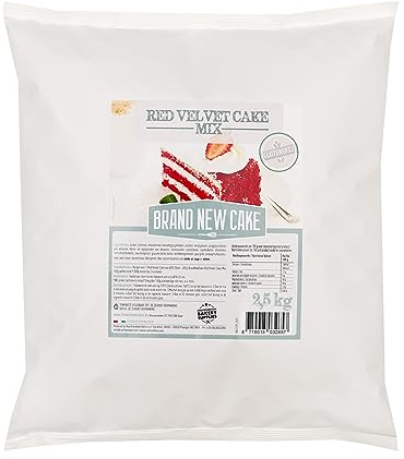BrandNewCake® Mezcla para Pastel Red Velvet Sin Gluten 2,5kg - Fácil y Deliciosa