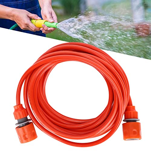 Tuyau D'arrosage Haute Pression 6 Mètres en Plastique Souple Flexible Anti-déflagrant, Facile à Connecter, Résistant à L'usure pour Jardin