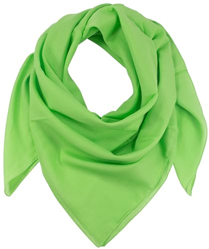 fashionchimp BASIC-Baumwolltuch in Uni-Farben, Unisex-Halstuch aus 100% Baumwolle, quadratisch, Damen und Herren