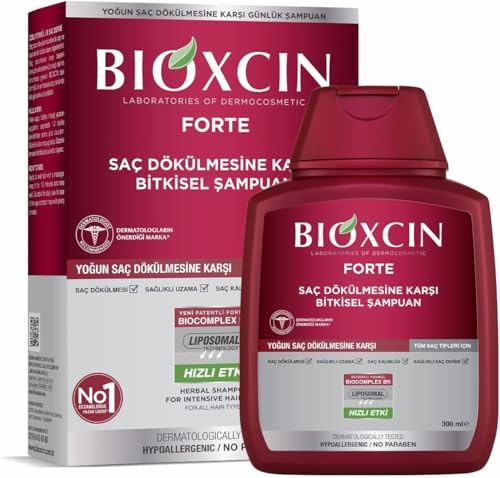 BIOXCIN FORTE schampo mot intensivt håravfall – effektiv och snabb – med organiskt komplex B11 – kliniskt testad – starkare, tjockare hårväxt
