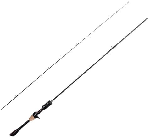 zhongqunli Angelrute Carbon-Angelrute for Barsch mit schnellem, festem UL-Spitzenköder mit 1-5 g Karpfenangel-Casting-Stange, Kraft 1-8 lb Tragbare Angelrute(1.5m)