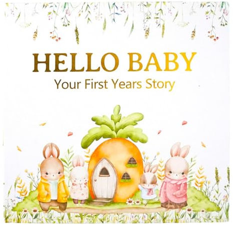 Andenken-Babybuch,Baby-Meilensteinbuch,Erstes Rekordbuch für 5-jährige Kinder - Baby Scrapbook Baby-Meilensteinbuch zum Aufzeichnen aller Ereignisse von der Geburt bis zum Alter von 5 Jahren, Babytage