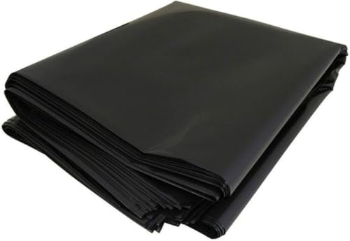 BUYERS POINT | Extra Heavy Duty Compactor Bin Bags General Waste| Recycled 150 Litre 20kg Black Refuse Sacks Bin Liners Bin Bags For Industrial Waste (Pack of 25)
