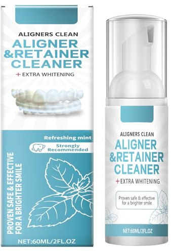 Pulitore Dentale Apparecchiature,Detergenti per Protesi Dentierie,Pulizia delle Protesi Rimuove le Macchie,Pulizia delle Protesi Sbiancamento delle Protesi Dentari,Detergenti Per Ortodontici e Stecca