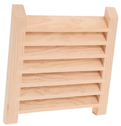 Artibetter 7.68 Inch Sauna Air Vent Grille Panel Wooden Vent Cover for Steam Room Ventilation and Airflow Control Essential Sauna Accessory