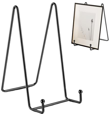 Bvizyelck Supporto Cavalletto Espositore Per Piatti Decorativi, Portapiatti Porta Foto Da Tavolo, Supporto Cavalletto Decorativo Per Libri, Porta Foto Da Tavola, Esposizione Foto, Cornice, Libri