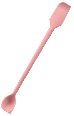 Grattoir à confiture en silicone - Réutilisable - Délicieuse spatule - Cuillère à mélanger - Cuillère à double tête en silicone - Ustensile de cuisine antiadhésif pour gâteaux, pain, crème et épices