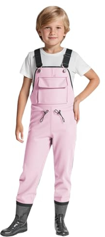 Generisch Girls Romper Jumpsuit for Outdoor Play and Party 2 11 Years Trousers Toddler Kids Outfit All Seasons Leisure Suit One Piece Women, pink, 3-3.5Years