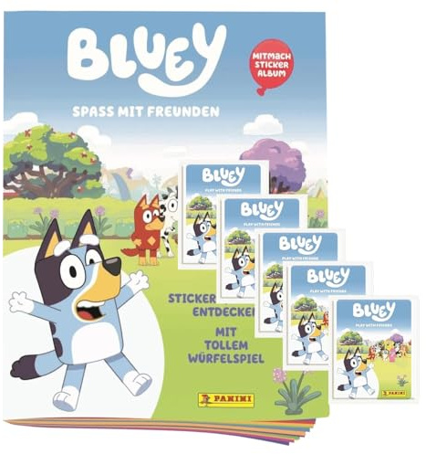 Hundefamilie Sammelspaß für Kinder Sticker Serie 2025 | 1x Stickeralbum + 5x Stickertüten