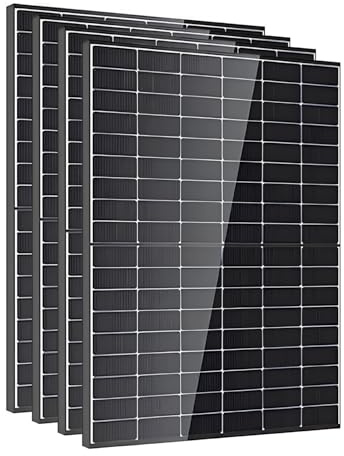 Lot de 4 panneaux solaires DMEGC 450Wc | Bifacial Bi-verre | Transparent | Haute Performance | Rendement Élevé | Garantie Longue Durée | Pour installation photovoltaïque