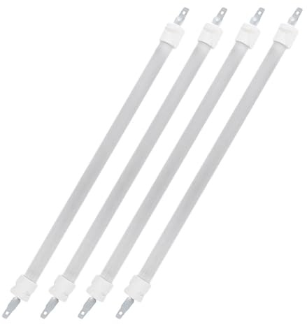 SUPVOX 4 Pièces Tube Chauffant Quartz Céramique pour Petit Radiateur Solaire Élément de Remplacement Infrarouge pour Chauffage Appoint Portable Tube Chauffant pour Radiateur Électrique