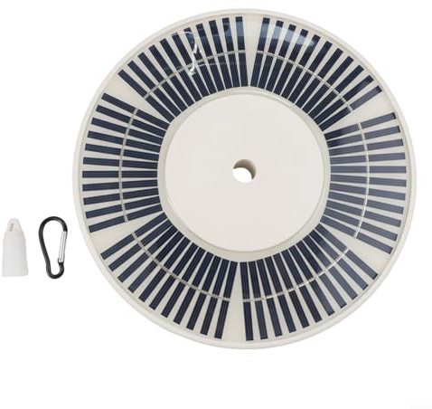 Risveglio Luce solare con 136 LED, IP55, impermeabile, supporto superiore per aste da 4,5 a 7,6 m, accensione e spegnimento automatico per bandiere americane del Regno Unito