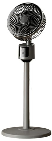 Ventilador De Pedestal | Ventilador De Pie De 3 Velocidades Para Dormitorio | Ventiladores Silenciosos De Circulación De Aire De Refrigeración | Potentes Ventiladores Eléctricos De Pie (Gris)