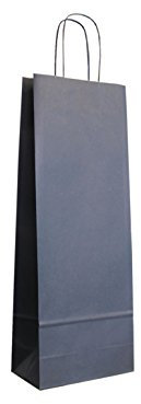 PGV Flaschentragetaschen mit Kordel 15 + 8 x 39,5 cm (50 Stück, DUNKELBLAU)
