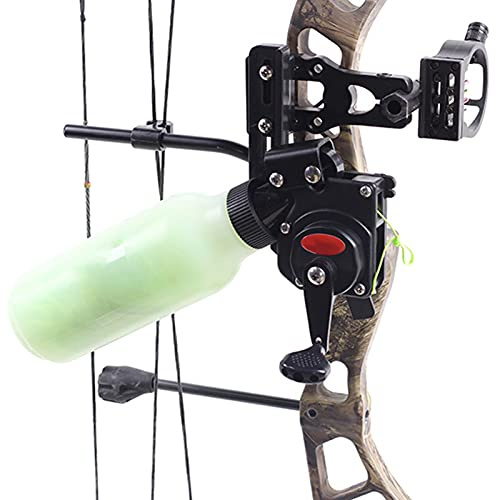 Moulinet de Pêche Spincast Moulinet de Chasse au Poisson Moulinet de Pêche à l'arc pour Arc à Poulies avec Ligne de 40 M