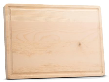 Zirbelino XXL Jausenbrett aus Zirbenholz - ca. 35x25x3cm - naturbelassen - auch als Schneidebrett - mit Saftrille