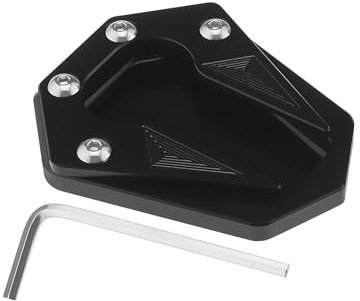 SG Store Motorrad Kickstand Platte Pad Motorrad Zubehör Fuß Seitenständer Vergrößerungsverlängerung CNC Aluminium Kompatibel mit Benelli TRK 502 2017 2018