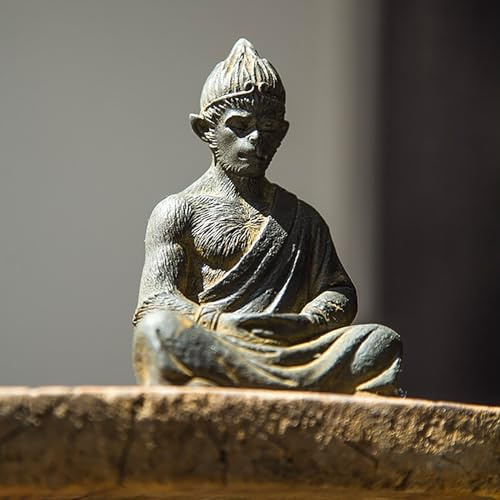 Viaggio in Occidente Wukong Goku Buddha Figura, Mito nero Wukong Action Figure, Sun Wukong Staff 3D Rilievo Bambole da Collezione Figurine Monkey King Decorazione (Size : LA)