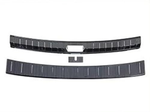 Heckklappen Schutzleiste Für VW Für Golf 7 7,5 2014-2020 Kofferraum Stoßdämpfer-Schutz Hinten Sill Platte Hinten Tür Sill Stamm Tür Schutz Streifen Ladekantenschutz (Color : 1 2PCS)