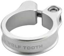 Wolf Tooth Sattelstützenklemme, 36,4 mm, Rohsilber | Fahrradsattelstützen und -teile