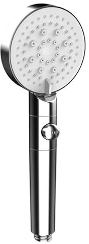 SWZEC ecobrause Premium Duschkopf für EIN einzigartiges Duscherlebnis - Mehr Wasserdruck, Wassersparend,3 Funktionen mit Filter, Regendusche Handbrause Brausekopf Massage (Silber)