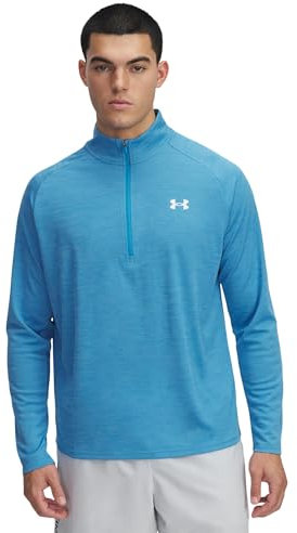 Under Armour UA Tech Textured 1/2 Zip-BLU - XXL