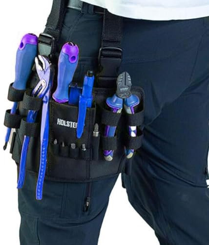 Pochette à Outils Avec Poches, Sac Pour Jambe, Porte-Outils Pour Électricien, Bricolage, Automobile, Artisanat, Ceinture Robuste Pour Homme