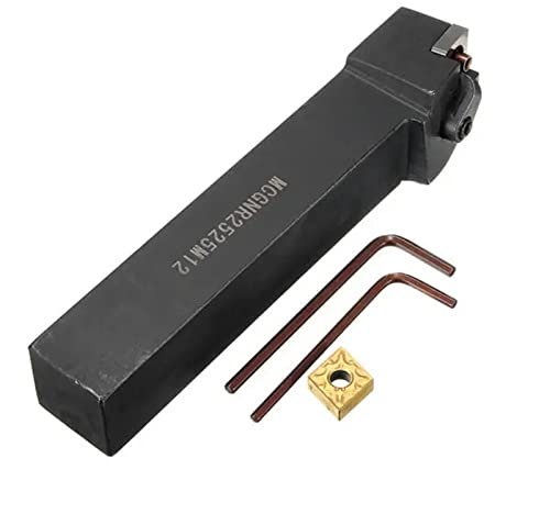 Strumento di separazione per tornio MCGNR2525M12 Supporto per tornitura 25 x 25 x 150 mm Strumento per tornio per CNMG/CNMM1204 Set di utensili per tornitura