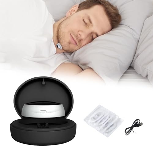 Schnarchstopper, Schnarchfrei Pro, 2024 Intelligentes Sleep Ease Anti-Schnarch-Gerät, Anti Schnarch, Magnetisches Sleepease-Gerät mit 3-Gang-Einstellung (Schnarchstopper)
