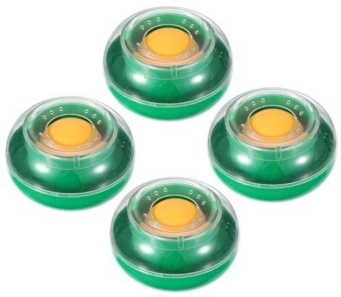 PATIKIL Umidificatore Punta Dita, 4 Pz 3 Plastica Riutilizzabile Antiscivolo Umidificatore per Dita per Carte Bancarie Fatture Documenti Conteggio, Verde