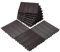 VEVOR Dalles de Terrasse Emboîtables, Lot de 10, Revêtement de Sol Plastique Imperméable, 300x300 mm, 9290 c㎡, Utilisation par Tous les Temps, pour Porche, Piscine, Balcon, Arrière-cour, Marron Foncé