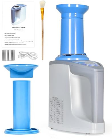 Digitales Getreide Feuchtigkeitsmessgeräte, genaue Feuchtigkeitsprüfung für Weizen, Mais, Reis und mehr, schnelle Ablesung mit LCD-Display, digitales Messgerät für den landwirtschaftlichen Gebrauch