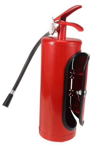 BESTOYARD Caja para Vino Forma De Extintor De Incendios Elegante Contenedor Metálico para Almacenamiento De Vino para Obsequio Cocina