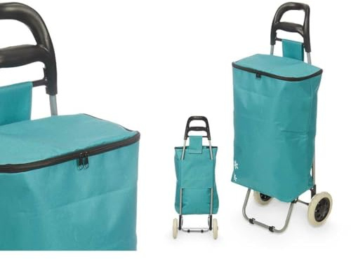 Carro de Compra Kinvara RS-020 NO.45 Turquesa 32 L - Marca: Kinvara - EAN: 8430852132703