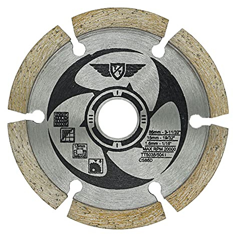 TopsTools 1pc CS85D 85mm 15mm Bore TCT Circular Saw Blade Durable | Long Life, For metal, tile, Precision cutting blade designed for smooth cuts and long service life