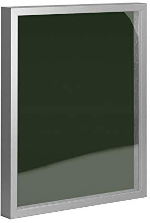 Objektrahmen 1,5 cm tiefer Bilderrahmen aus Massivholz VARIO36 inkl. Gratis Zugabe 60x80 cm Silber matt (lackiert)