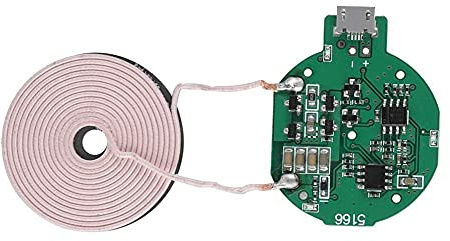 Bewinner QI Wireless Ladegerät Sendemodul Große Einzelspule 2-8 mm Übertragungsdistanz Große Kompatibilität Hohe Ladeeffizienz, 5W Große Leistung