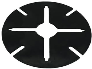 Sanpro 150 x Ausgleichsscheiben für Plattenlager | 2mm Dick - 117mm Ø | Stelzlager & Kieslager für Terrassenplatten zum Ausgleich von Höhendifferenzen | Made in Germany