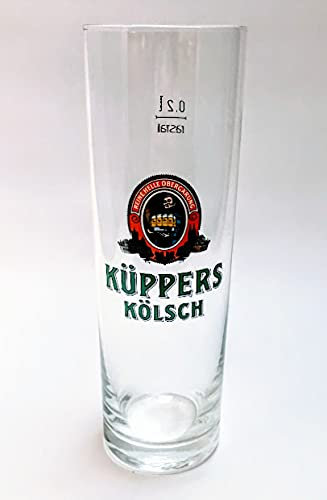 Küppers Kölsch Vasos de 0,2 l, vasos de cerveza, vasos para cola, bar, gastro, 1 unidad