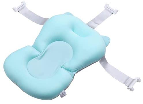 Bañera De Baño Asiento Cruz Sling Para Recién Nacido - Cojín Plegable Para Ducha De Bebé - Accesorios Verde
