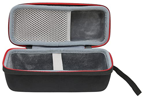 Elprico Custodia per Altoparlante Bluetooth, Custodia Rigida in Eva Custodia da Viaggio Rigida Antiurto Impermeabile con Cinturino da Polso e Tasca Interna in Rete per Altoparlante Flip 5 per Flip 6