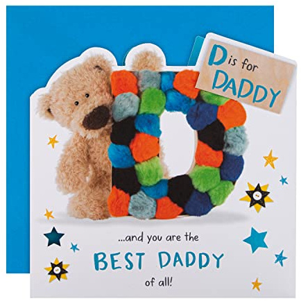 Hallmark Tarjeta de cumpleaños para papá – Bonito diseño troquelado Wellibobs, multicolor (25577246)