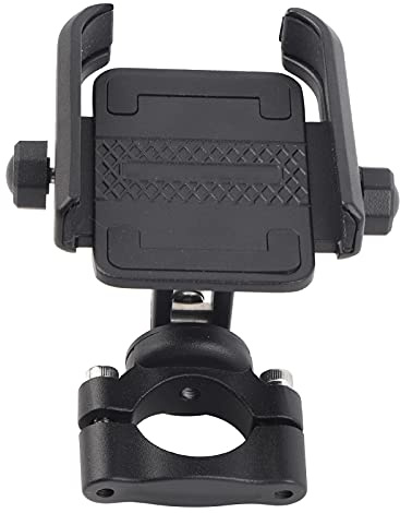 KIMISS Soporte de teléfono para bicicleta de auto ajustable, soporte para manubrio de teléfono celular, soporte universal para motocicleta, bicicleta y cualquier teléfono con pantalla de 4 a 6