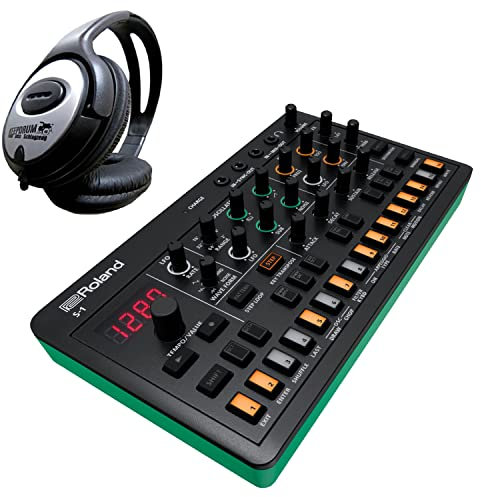 Roland Aira Compact S-1 Tweak Synthesizer + Keepdrum Headphones