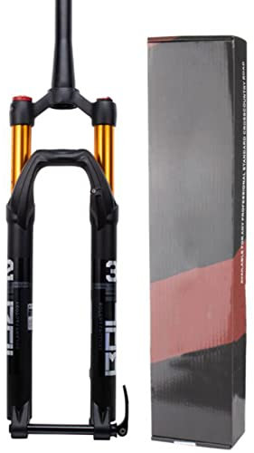 ZECHAO Aria Forcella Anteriore MTB,27,5/29 In Forche di Sospensione for Biciclette Montagna Corsa 120mm Blocco Manuale/blocco Remoto 15*100mm Forcella Anteriore ( Color : Manual Lock , Size : 27.5inch