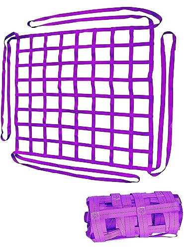Polyester-Hebenetze - Hangendes Hebenetz, Reißfest Anhängernetz, Heavy Duty Motorrad Bungee Cargo, Kletternetz Kinder Outdoor, Für Industrielle Be Und Entladewerkzeuge (Size : 4 X 4M/Mesh 20cm/Load 3