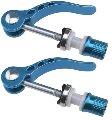 Create idea 2 Stück M6 × 65 mm Fahrrad-Schnellspanner-Sattelstützenklemme Fahrradsitzschraube Rohrverlängerung Sicherungsmutter Sattel für Rennrad Mountainbike