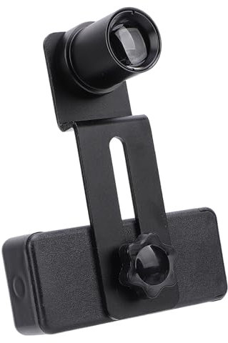Microscope Lens Smartphone Adapter with 12.5X Eyepiece, Smartphone Camera Adapter Mount for Microscope Eyepiece Tube 23.2mm, Install and Use
