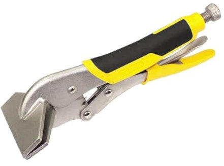 Milageto Alicates de Fijación para Chapa Metálica de 11, Herramienta Profesional para Doblar Metal Manualmente