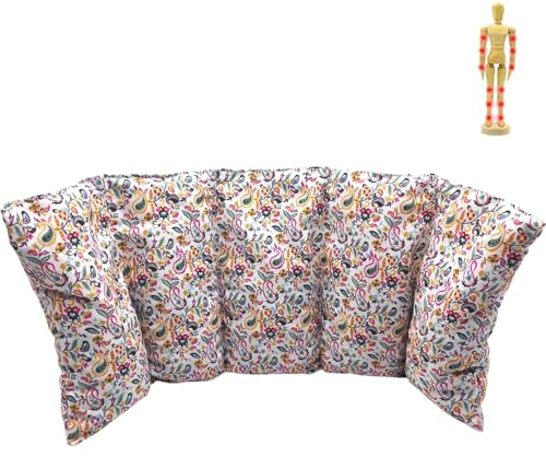 Saco Semillas Microondas Dreams XL - Saco termico - bolsa calor microondas - saquito relleno con huesos de cereza - bolsa de calor - tela 100% algodón - 50x20cm